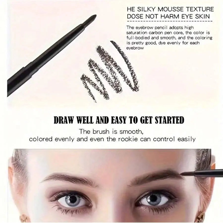 Black Waterproof Cream Eyeliner Pencil