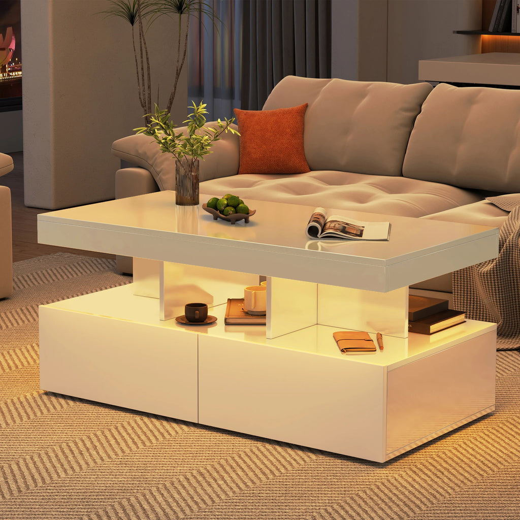Modern Coffee Table with Storage