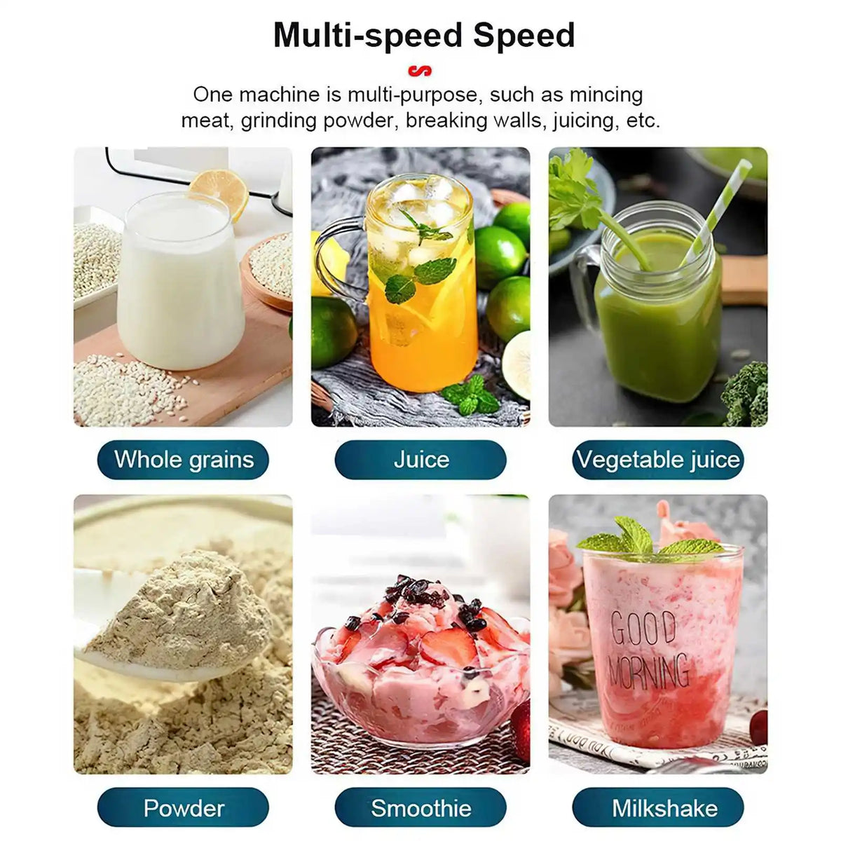 Lpnove 2 L 950 W Countertop Blender