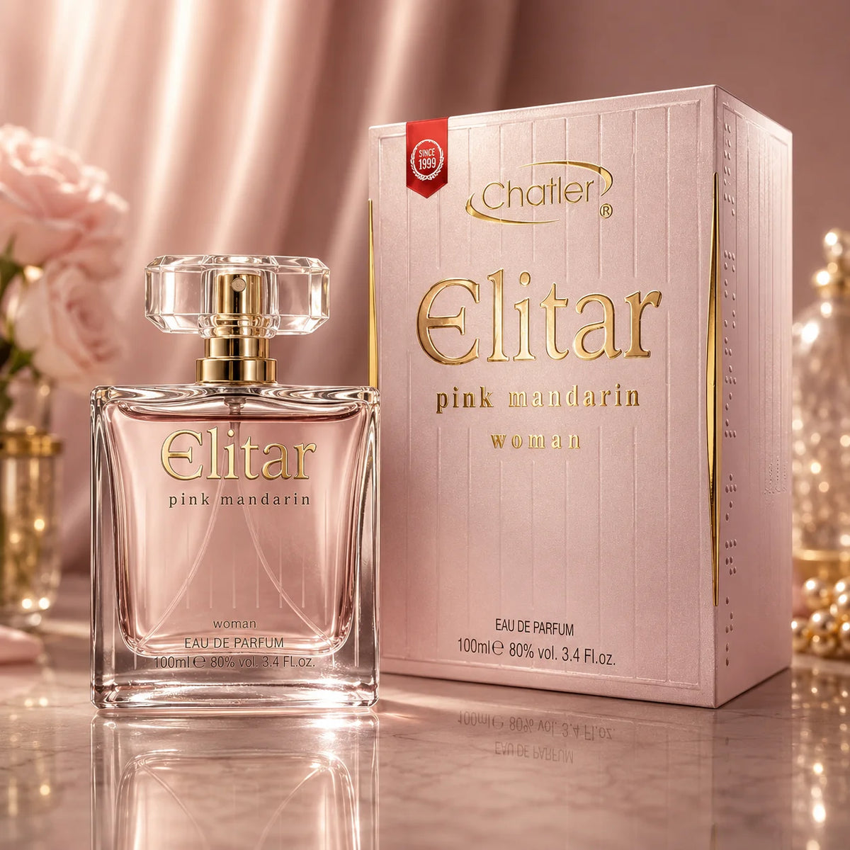 Chatler Elitar Pink Mandarin Eau de Parfum, 100 ml