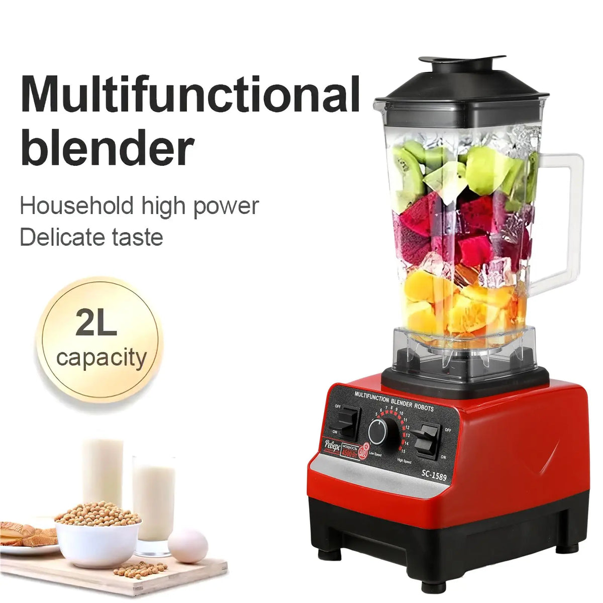 Lpnove 2 L 950 W Countertop Blender