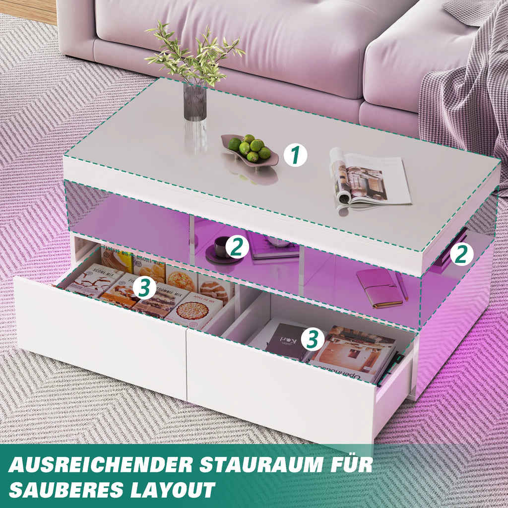 Modern Coffee Table with Storage