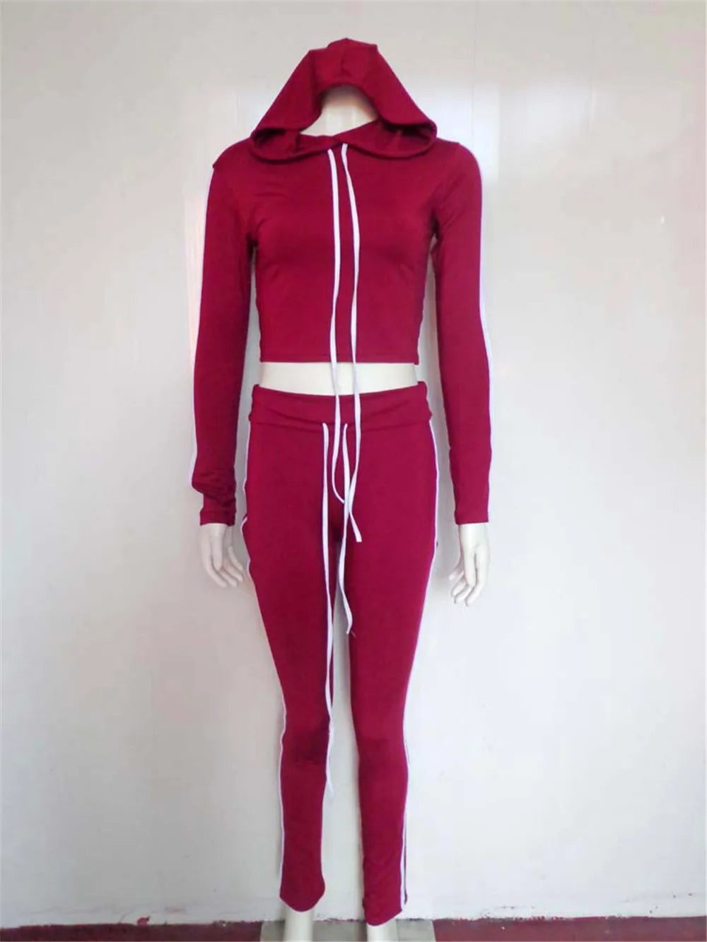 Women’s Cropped Hoodie & High-Waist Jogger Set