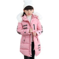 Girls' Hooded Cotton Winter Coat