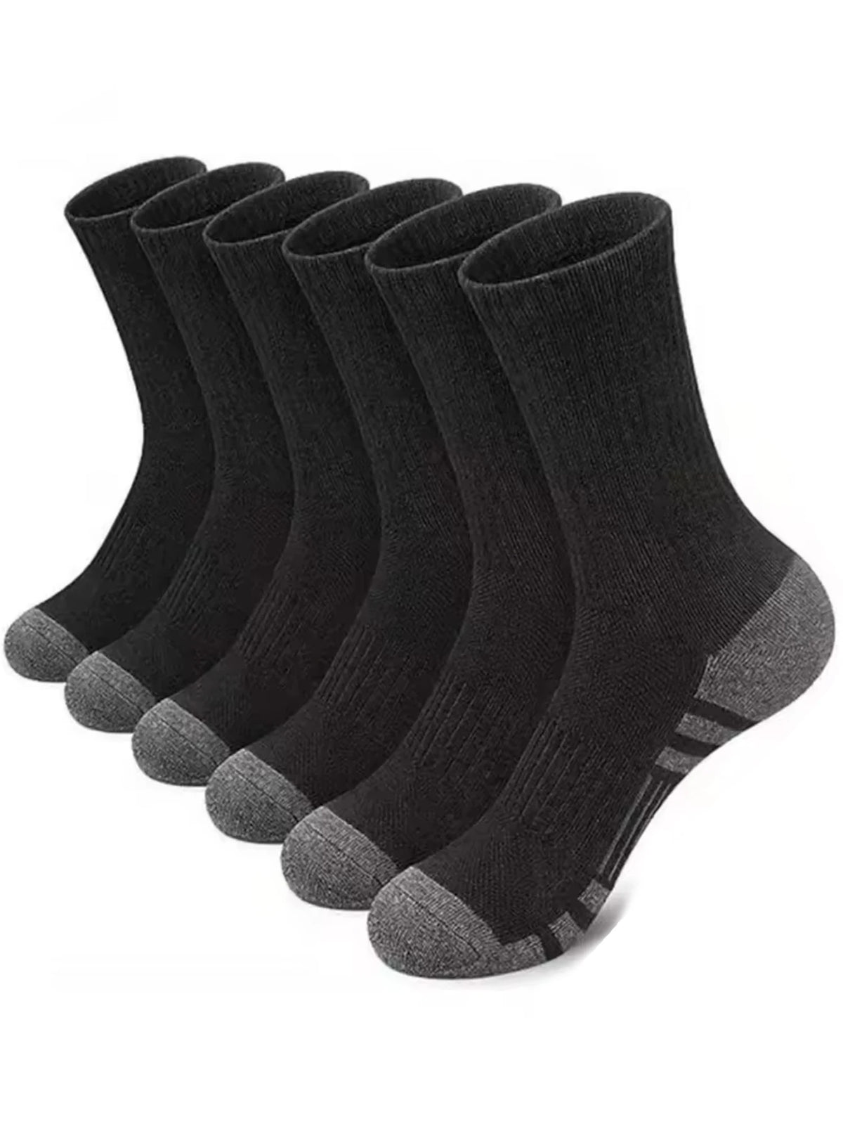 Men's Mid-Crew Cotton Athletic Socks