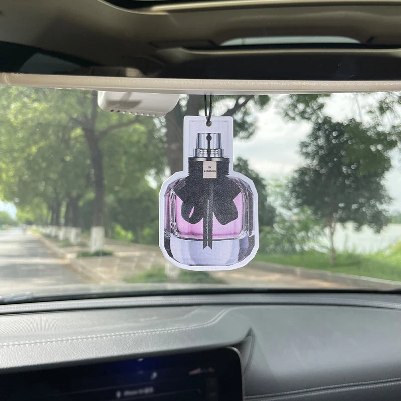Pink Bow Car Air Freshener Pendant