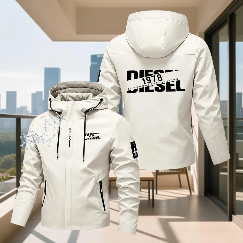 Men's Hooded Waterproof Rain Jacket