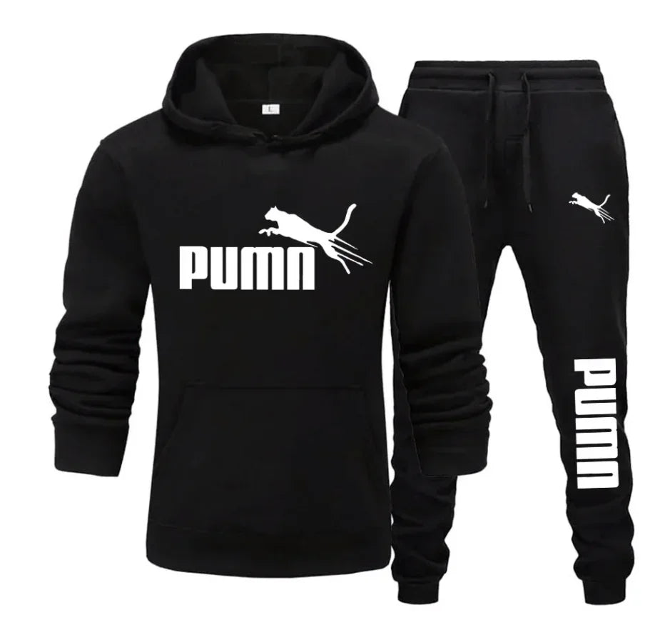 Men's Hooded Sweatshirt and Jogger Set