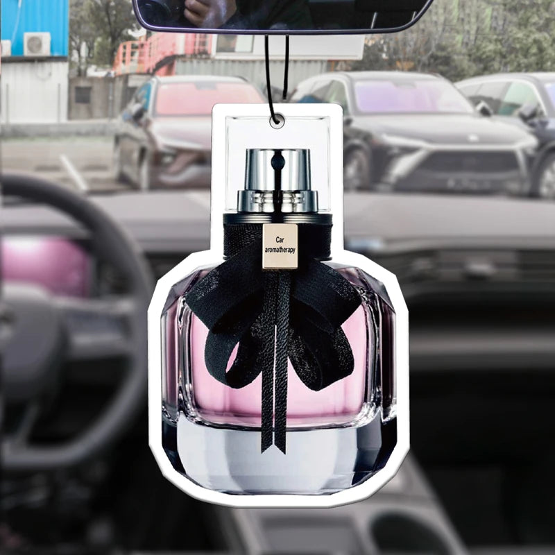 Pink Bow Car Air Freshener Pendant