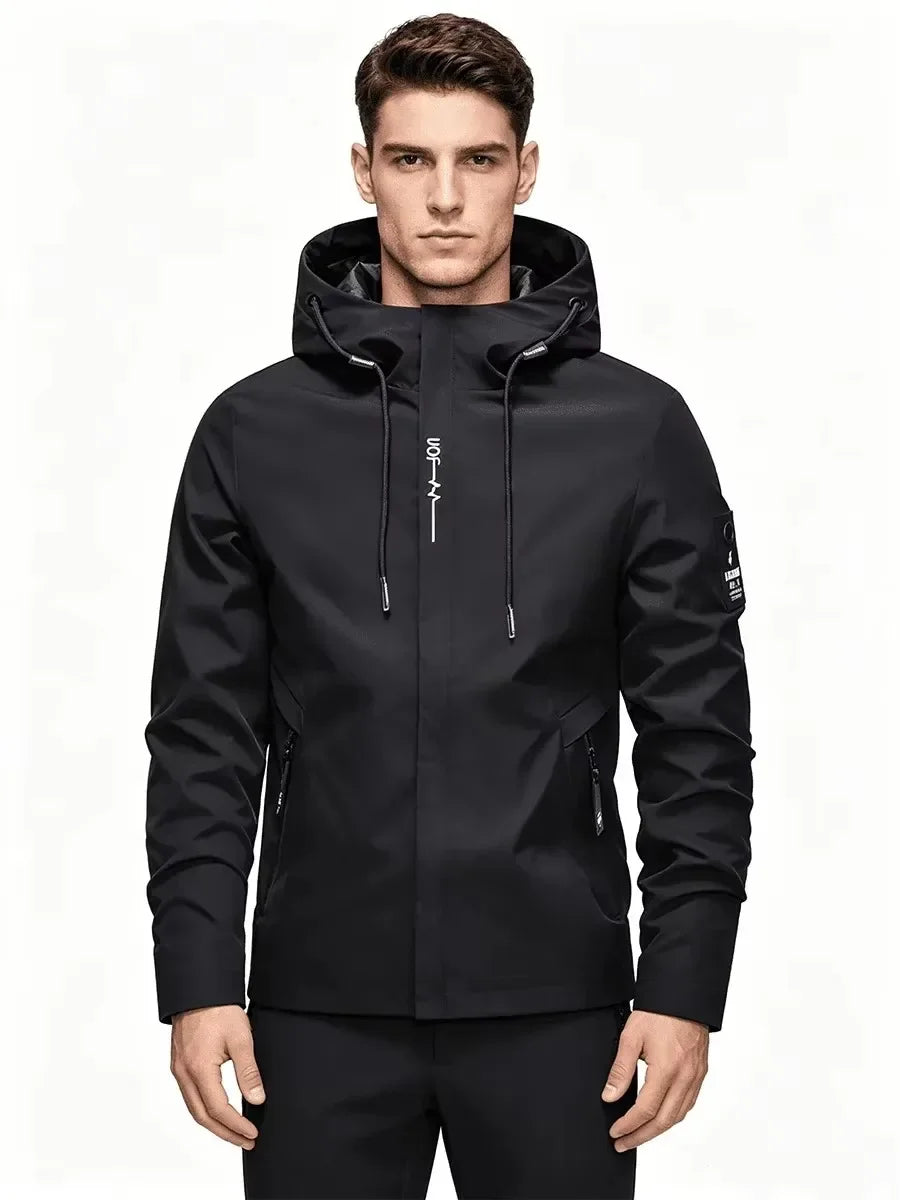 Men's Hooded Waterproof Rain Jacket