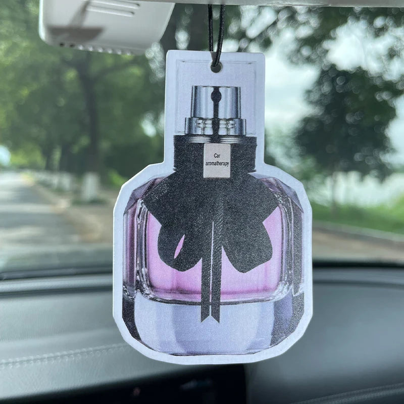 Pink Bow Car Air Freshener Pendant