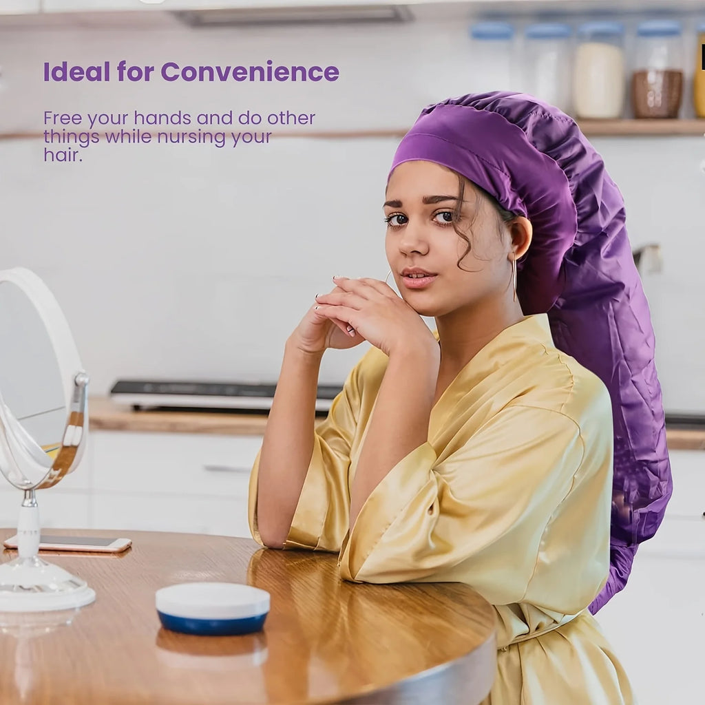 Bonnet Hair Dryer Attachment with Adjustable Strap