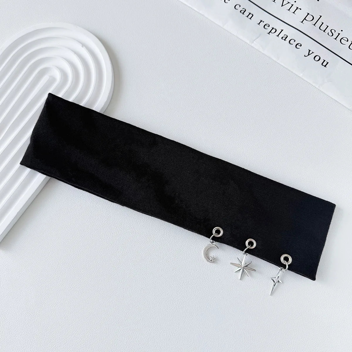 Women's Y2K Star & Moon Elastic Headband