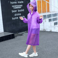 Kids' Hooded EVA Rain Poncho, 85 cm