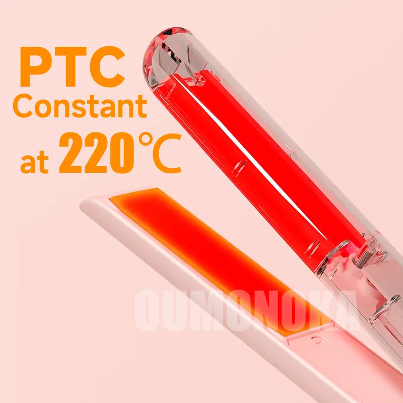 3-in-1 Mini Hair Straightener and Curling Iron
