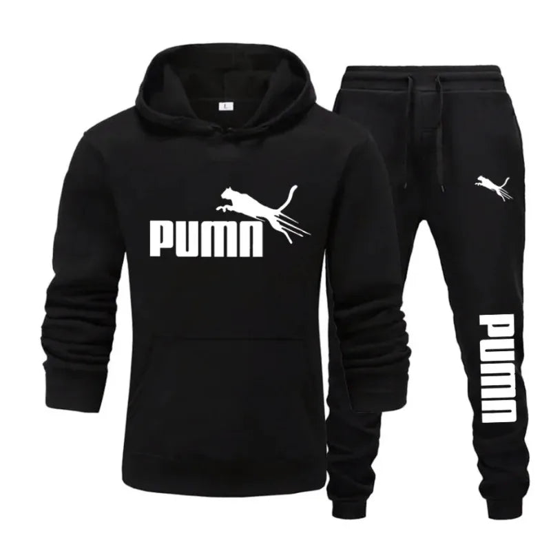 Men's Hooded Sweatshirt and Jogger Set