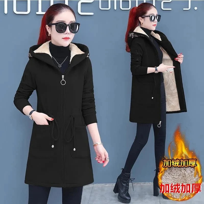 Women’s Hooded Padded Jacket – Autumn & Winter