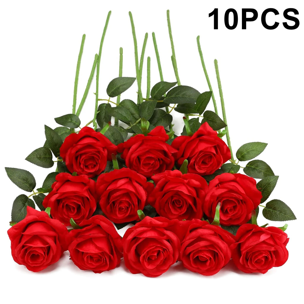 Artificial Silk Rose Bouquet, 52 cm