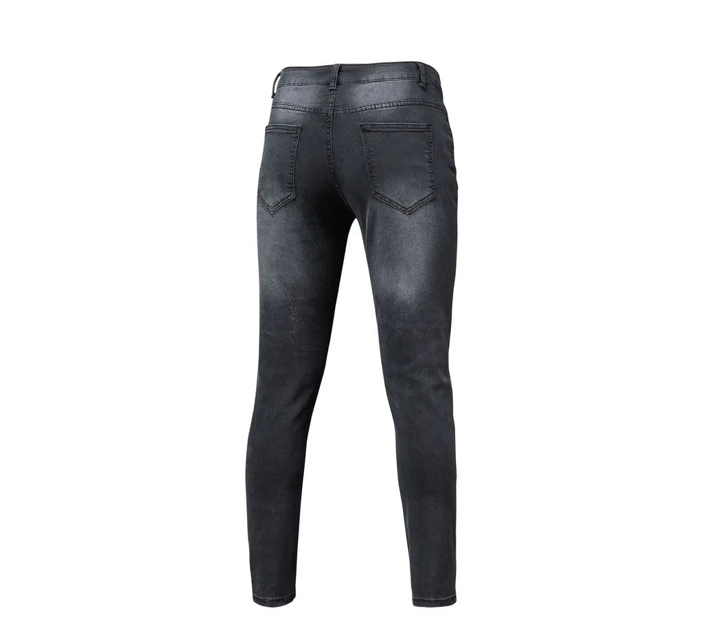 Men’s Ripped Slim-Fit Stretch Jeans