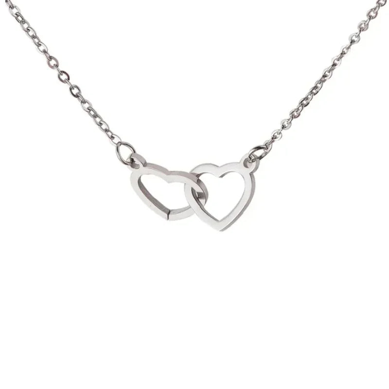 Personalized Rotating Heart Pendant Necklace