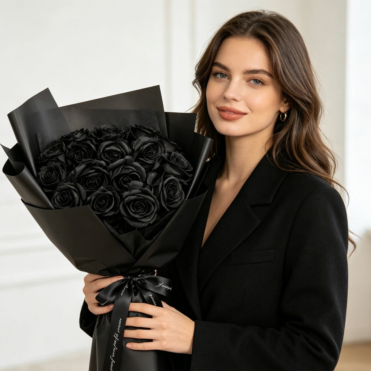 Artificial Silk Rose Bouquet, 52 cm