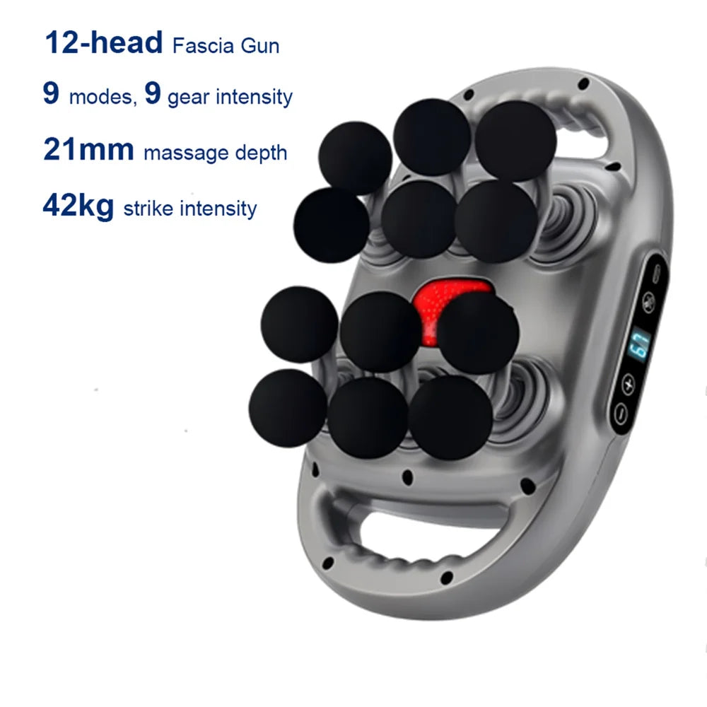 Multi-Head Body Massage Gun