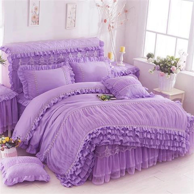 Microfiber Duvet Cover Set with 2 Pillowcases