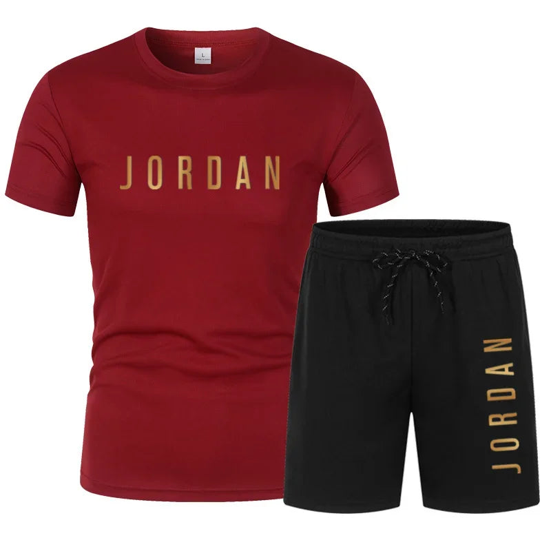 Men’s Two-Piece T-Shirt and Shorts Set