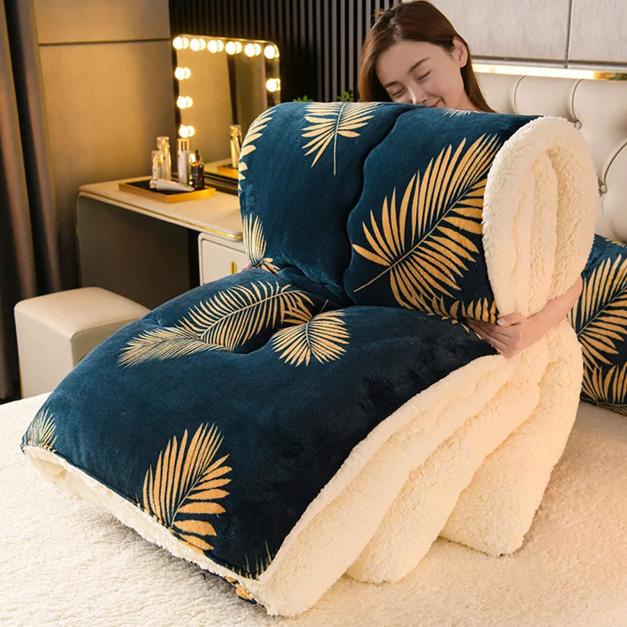 Quilted Polyester Winter Comforter