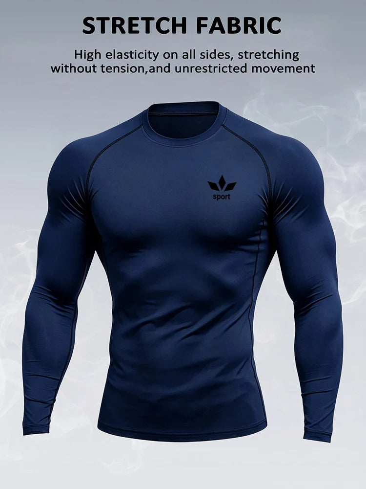 Men's Long-Sleeve Quick-Dry Training Shirt