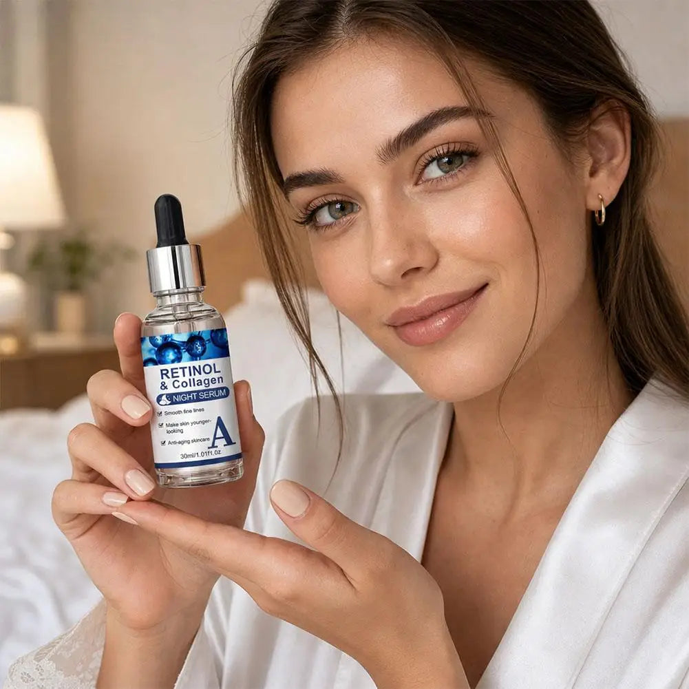 3-Piece Facial Serum Set with Vitamin C, Retinol & Hyaluronic Acid