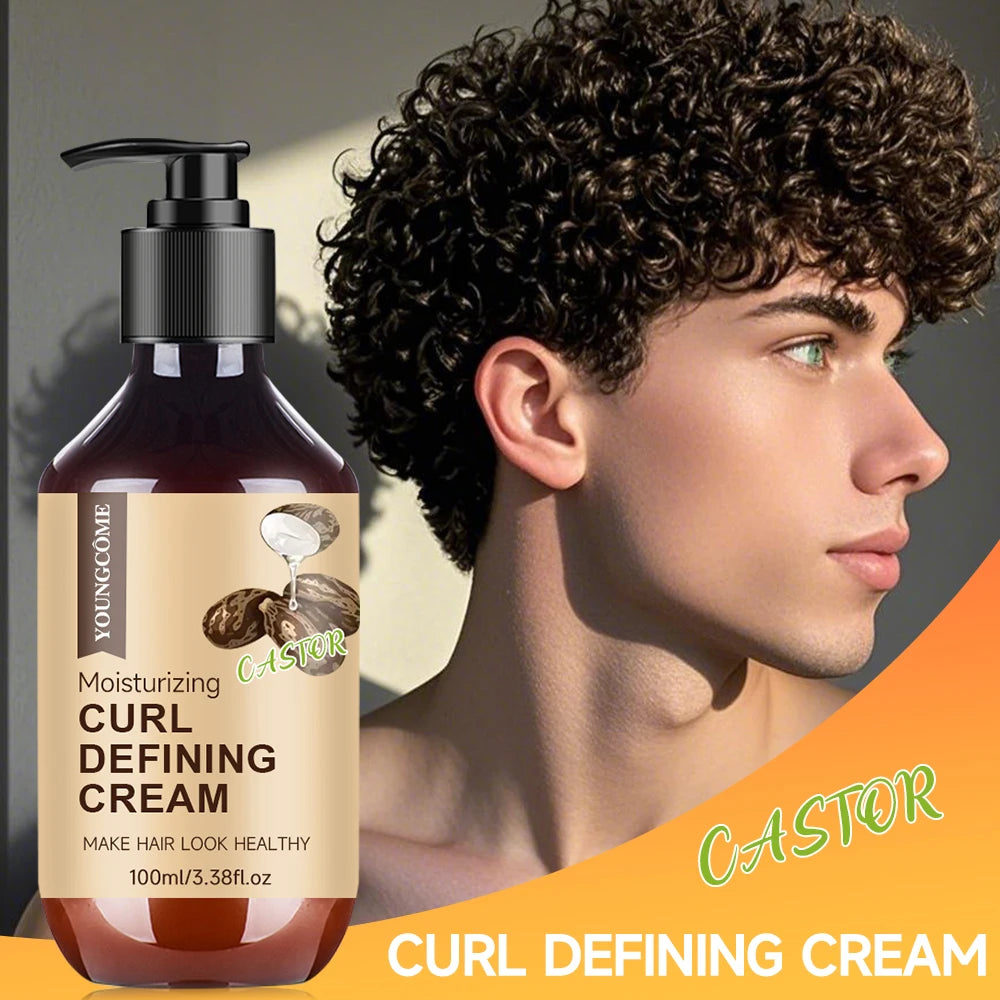 Men's Curl-Defining Hair Cream, 100 ml