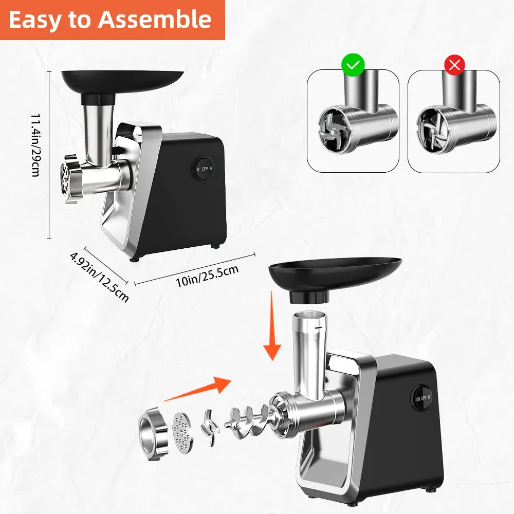 Betuyoo Electric Meat Grinder & Sausage Stuffer