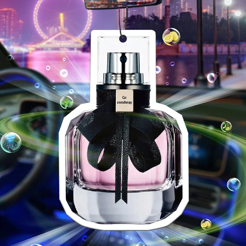 Pink Bow Car Air Freshener Pendant