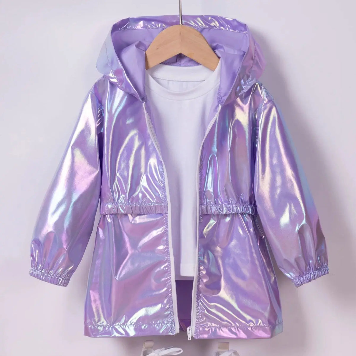 Kids' Hooded Lightweight Zip Jacket