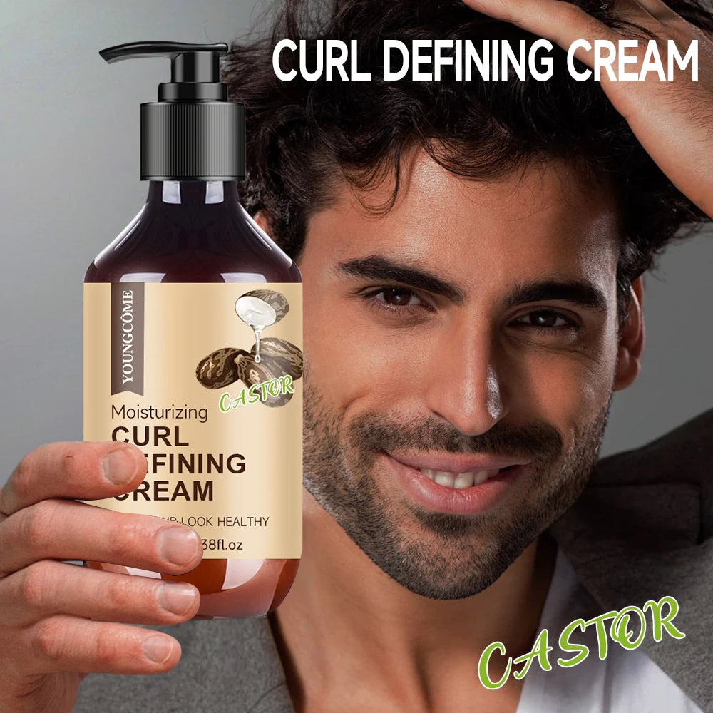 Men's Curl-Defining Hair Cream, 100 ml