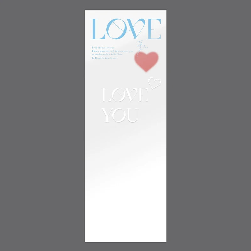 LOVE Transparent Flower Packaging Bags – 20 Pack