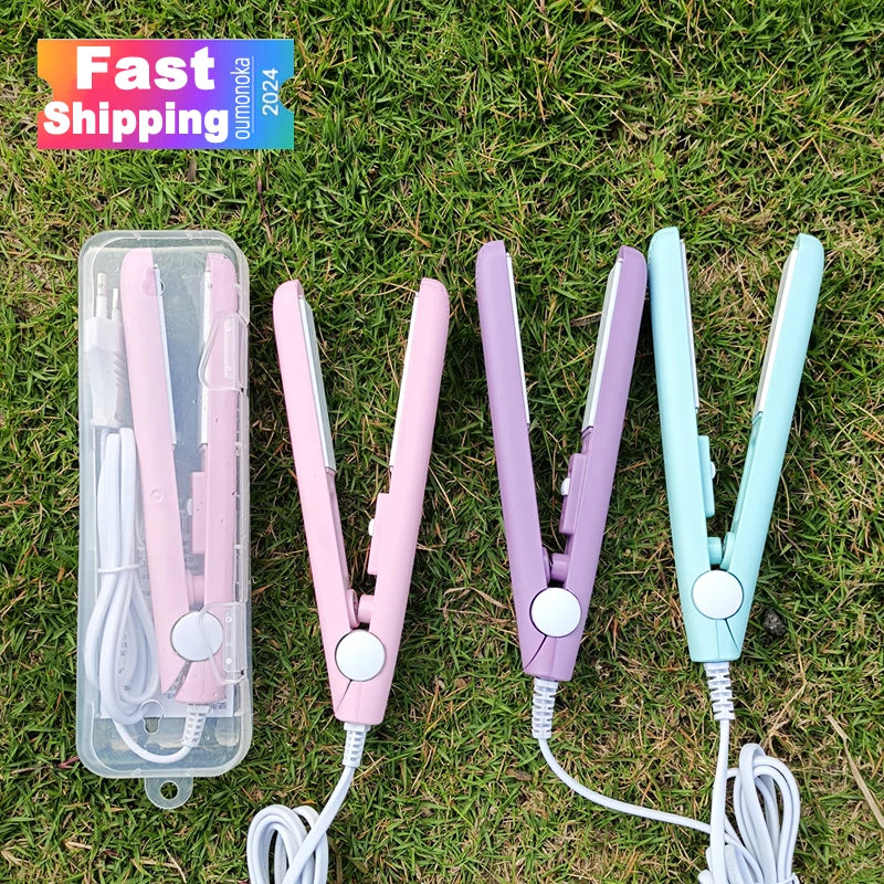 3-in-1 Mini Hair Straightener and Curling Iron