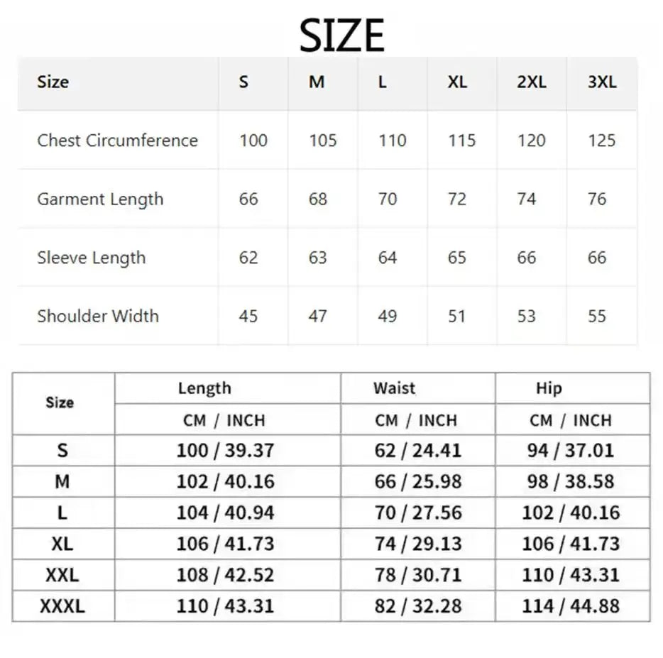 Men's Printed Hoodie & Sweatpants Two-Piece Set