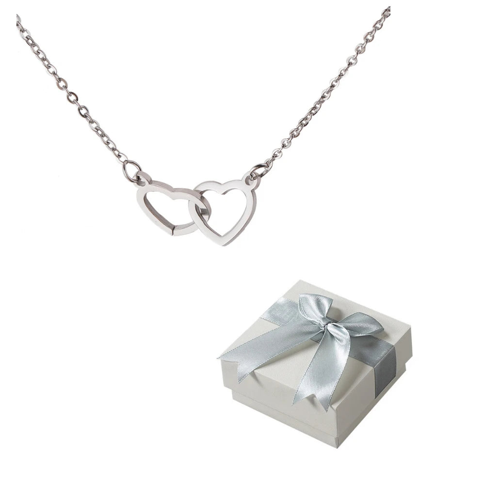Personalized Rotating Heart Pendant Necklace