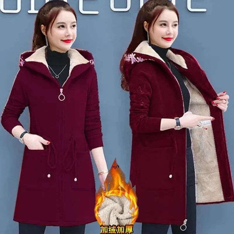 Women’s Hooded Padded Jacket – Autumn & Winter