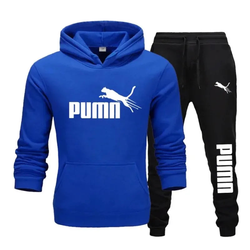 Men's Hooded Sweatshirt and Jogger Set