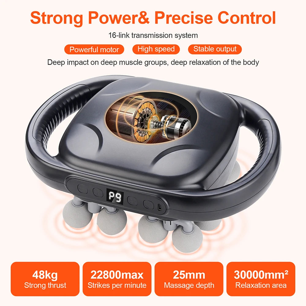 Multi-Head Body Massage Gun