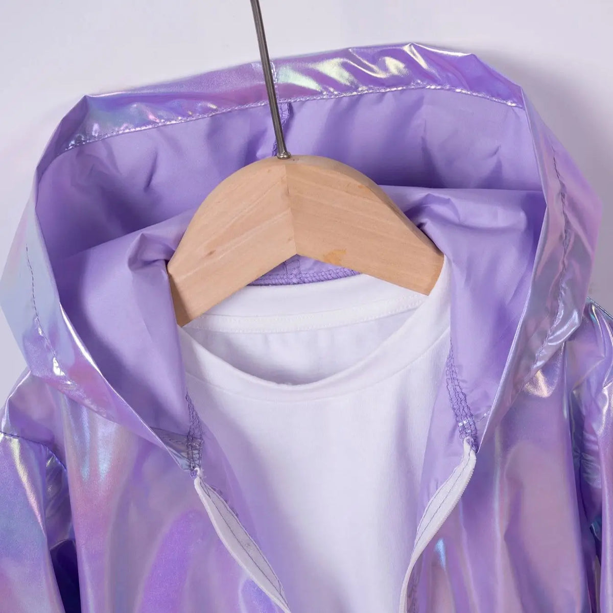 Kids' Hooded Lightweight Zip Jacket
