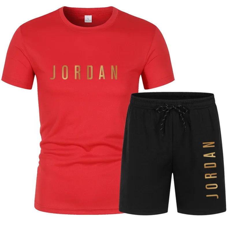 Men’s Two-Piece T-Shirt and Shorts Set