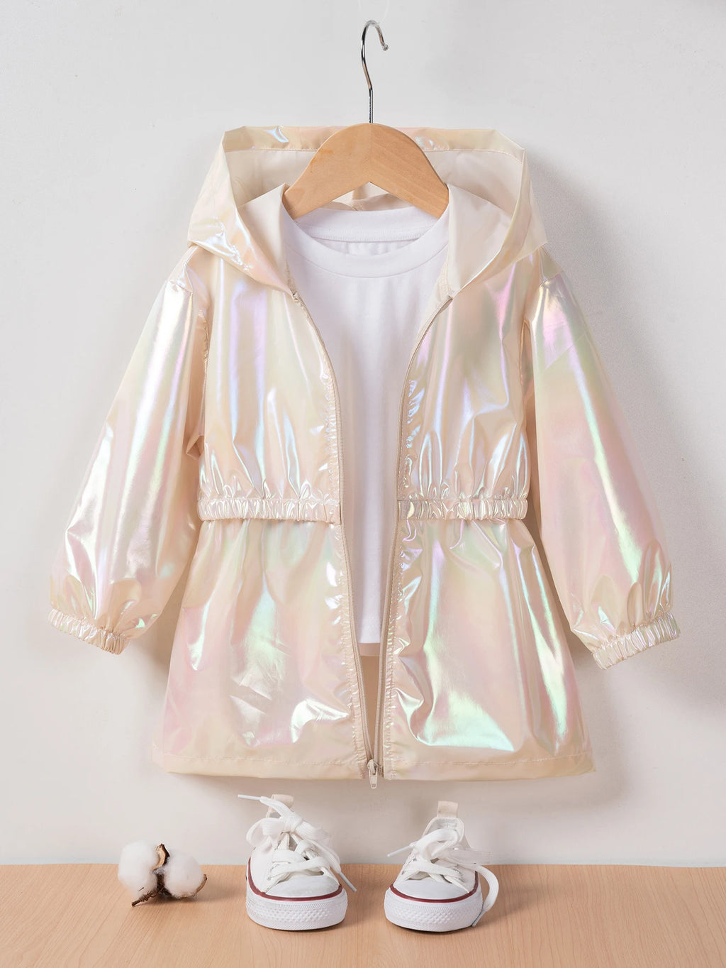 Kids' Hooded Lightweight Zip Jacket