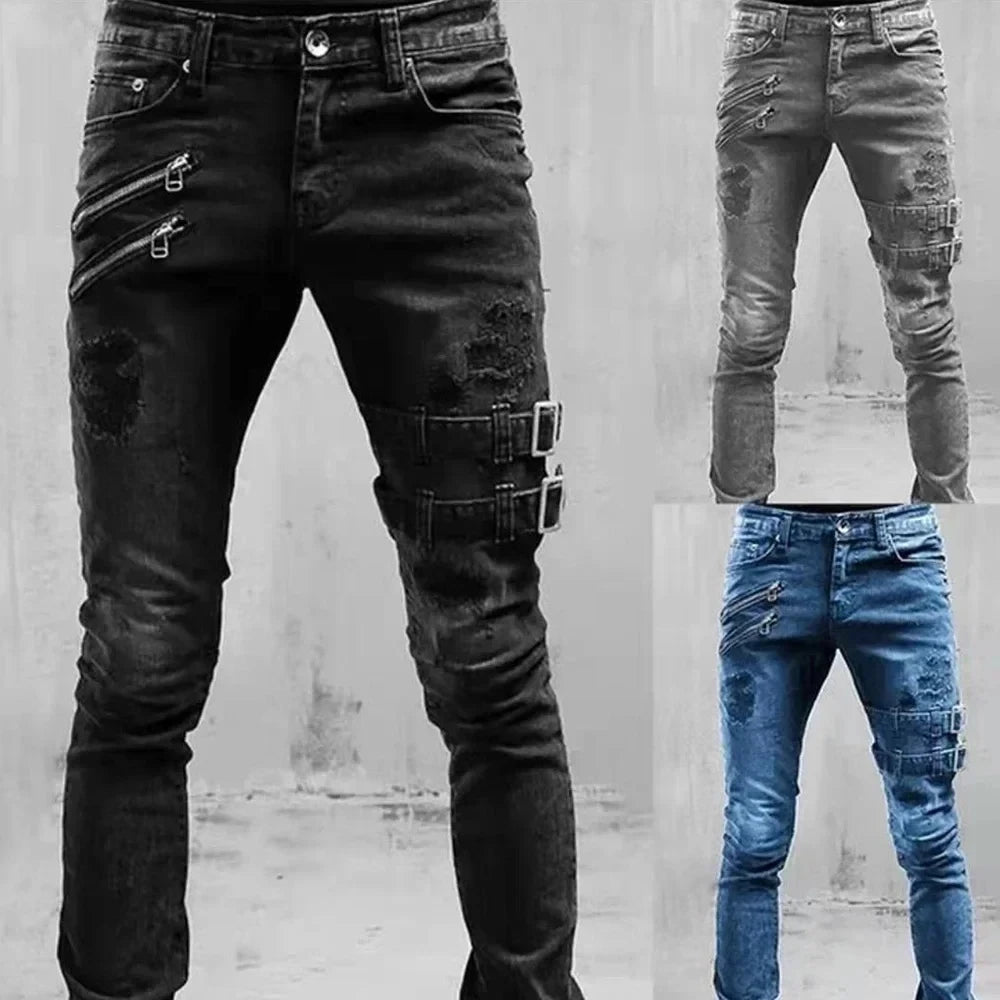Men’s Plus-Size Straight-Leg Jeans