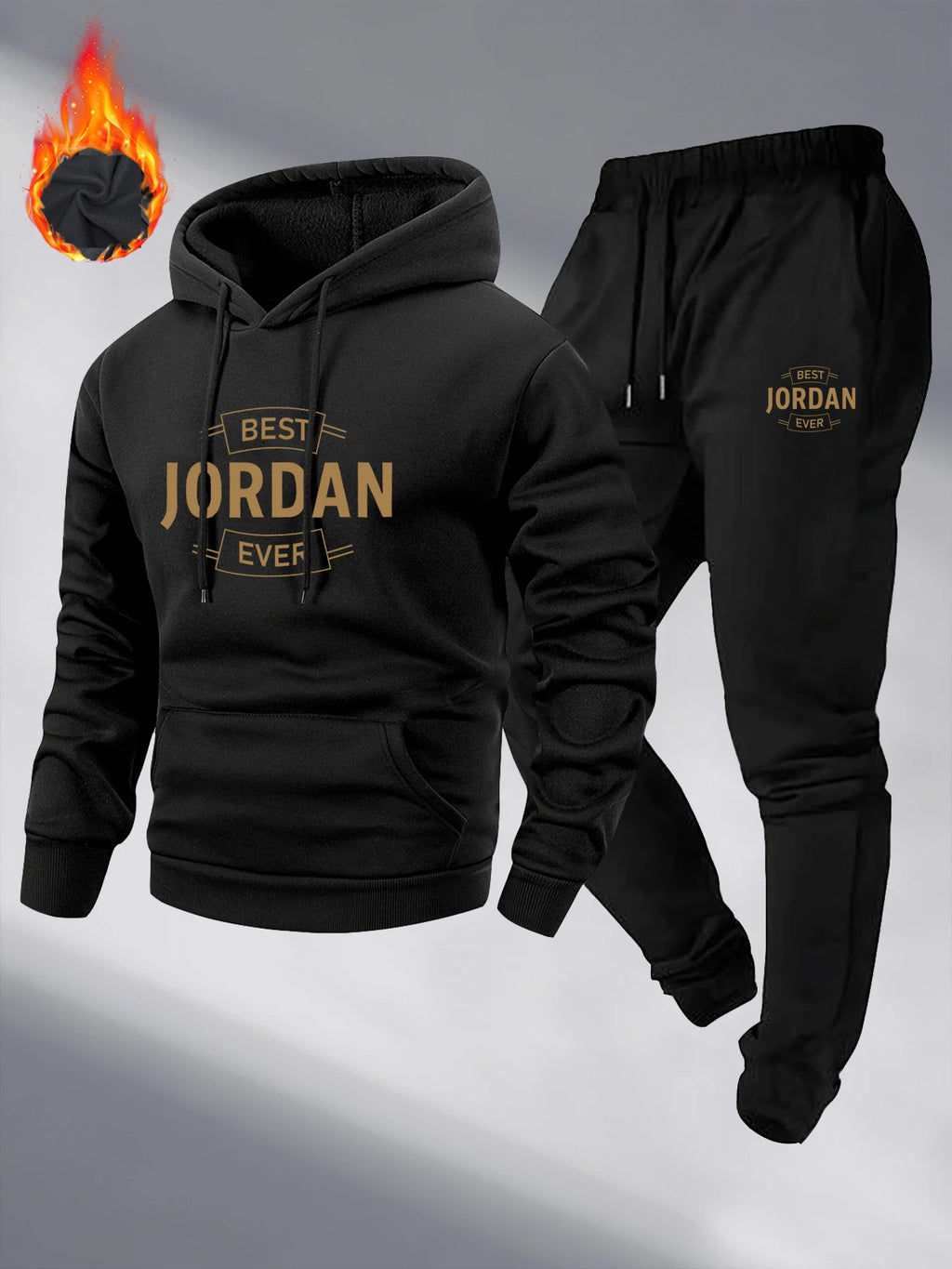 Unisex 1977 Hooded Tracksuit Set, Sweatshirt & Sweatpants
