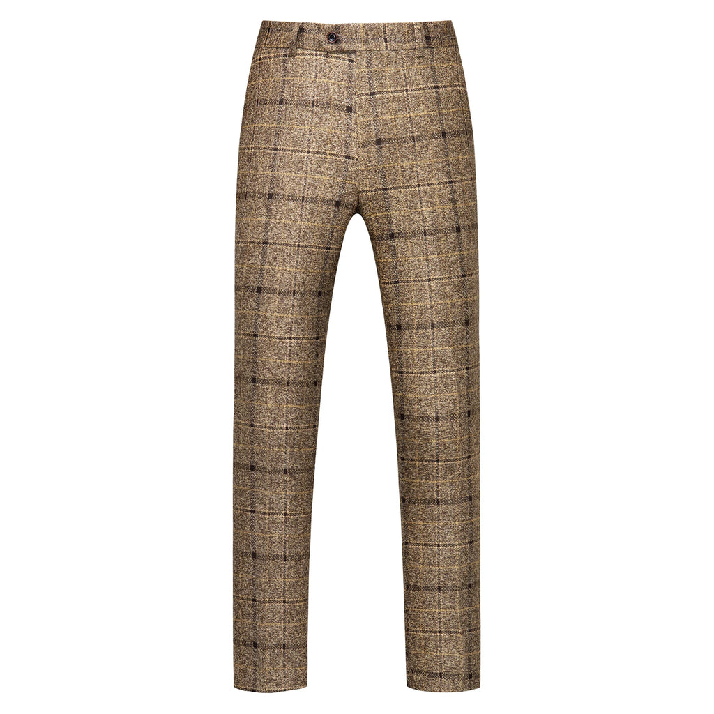 Men’s Three-Piece Suit Set with Vest and Trousers