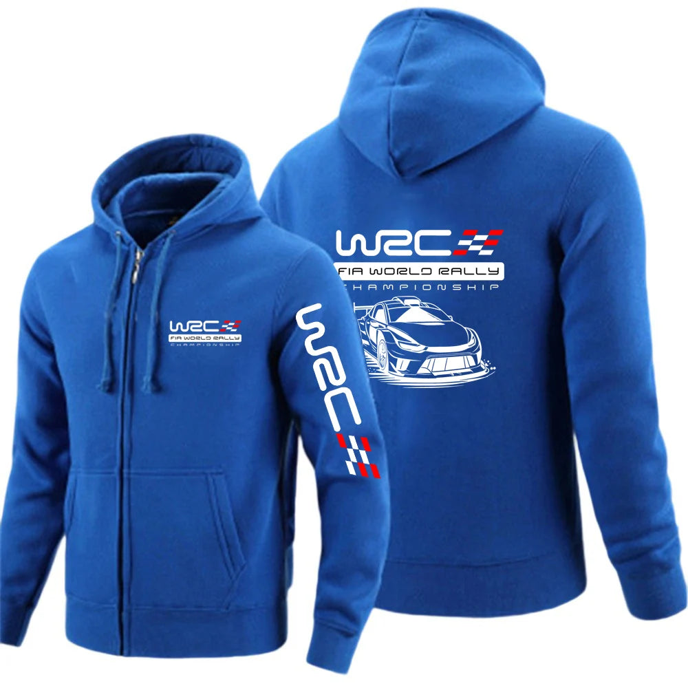 WRC 2025 Rally Print Zip-Up Hoodie